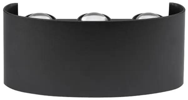 V-TAC 6W 上下LED壁面ライト IP54 サンドブラック