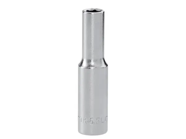 Facom 6-Point Deep Socket, 1/4in Drive - 5.5mm