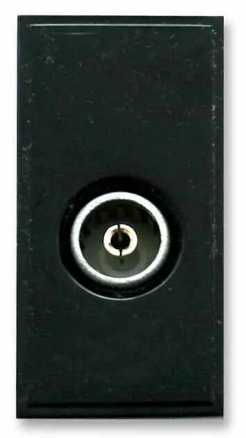 Module Femelle IEC Euro TRIAX, Noir, Polycarbonate