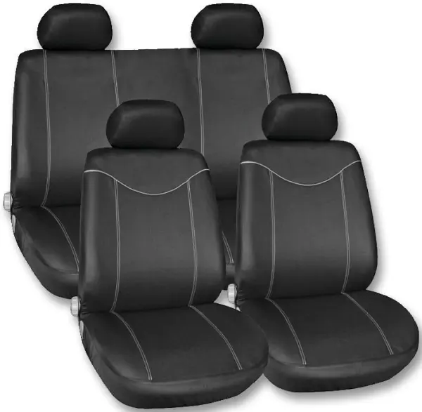Streetwize Full Car Seat Cover Set, Grey, Universal Fit