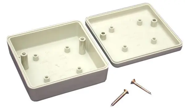 Boîtier portable HAMMOND IP54 en ABS, 66x66x28mm, gris