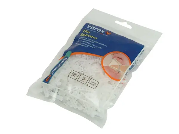 Vitrex Floor Tile Spacers 5mm (Pack of 250)
