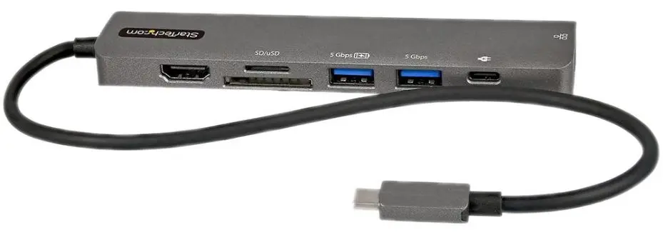 StarTech USB-C 멀티포트 어댑터 - 4K HDMI, 카드 리더, LAN & 100W PD