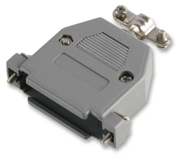 PRO POWER - Καπάκι βύσματος D-sub 25-pin, Πλαστικό, Γκρι