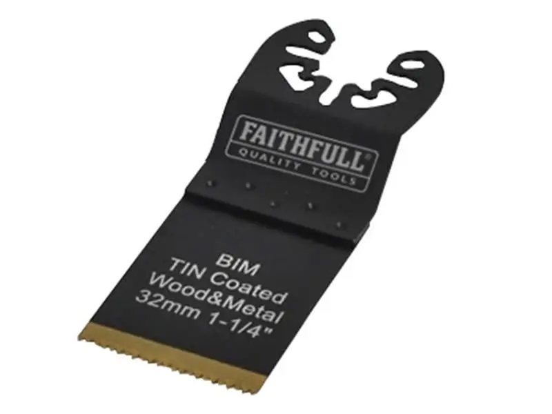 Faithfull 바이메탈 플러시컷 TiN 코팅 블레이드, 32mm