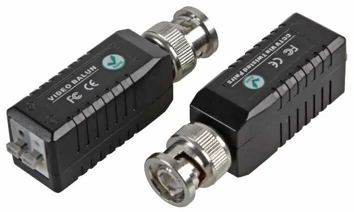 Defender Security 1-Channel Passive Video to Cat5 Balun Pair