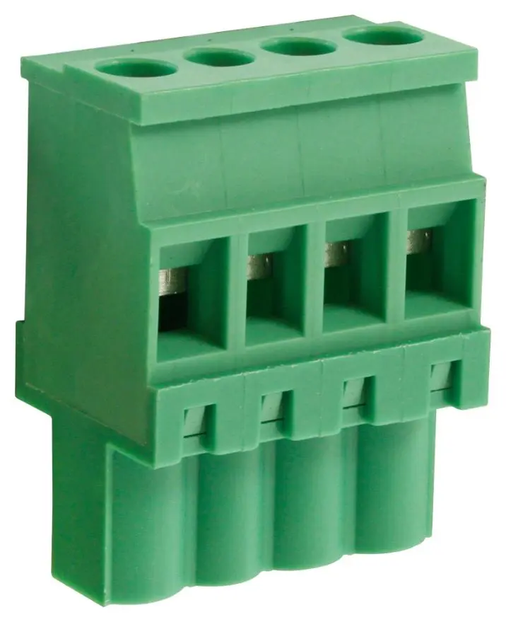 CAMDENBOSS 5mm 垂直プラグイン式上昇クランプ端子台 4極 15A