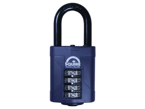 Squire CP50/1.5 4-Wheel Combination Padlock, 50mm, 38mm Shackle