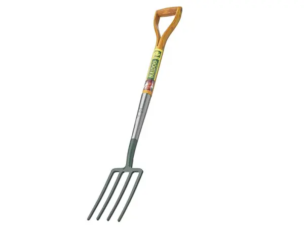 Bulldog Horca Jardín Premier YD para Bordes, 290x140mm, Mango de Fresno