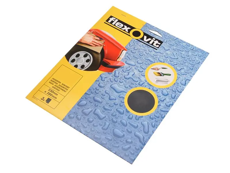 Flexovit Waterproof Sanding Sheets 230x280mm 320G (25 Pack)