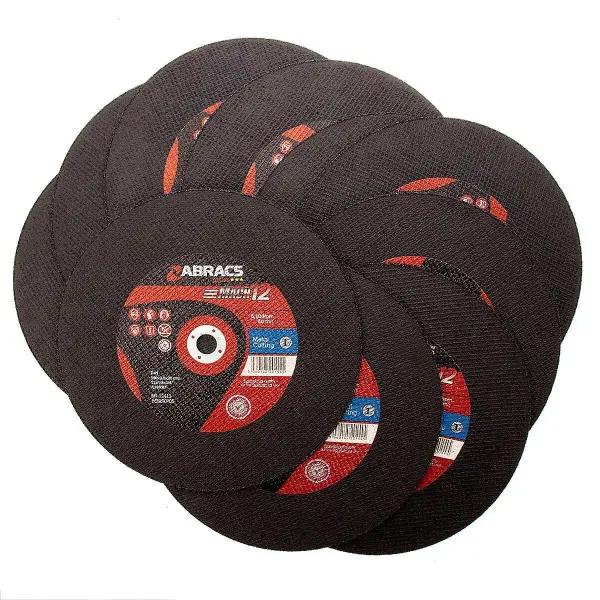 Abracs Proflex Dischi per Taglio Metallo Piatti 300mm x 3,5mm, Confezione da 25