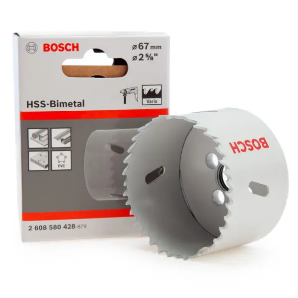 Bosch HSS-Bimetal Hole Saw 2 5/8in (67mm Diameter)