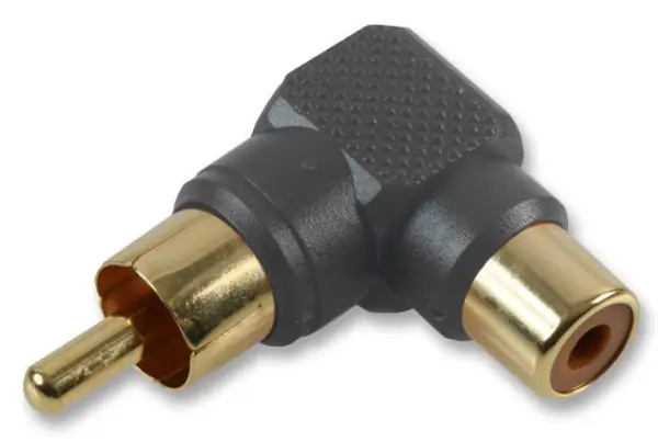 PRO SIGNAL Phono Adaptor, 90° Gold Plated