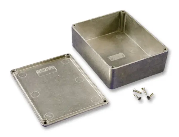 Hammonds IP54 Die Cast Aluminium Instrument Enclosure 120x94x38mm