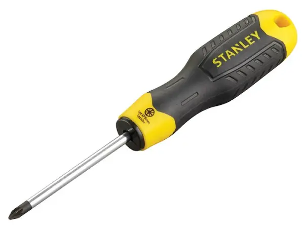 STANLEY Cushion Grip Screwdriver, PZ1 Tip, 75mm