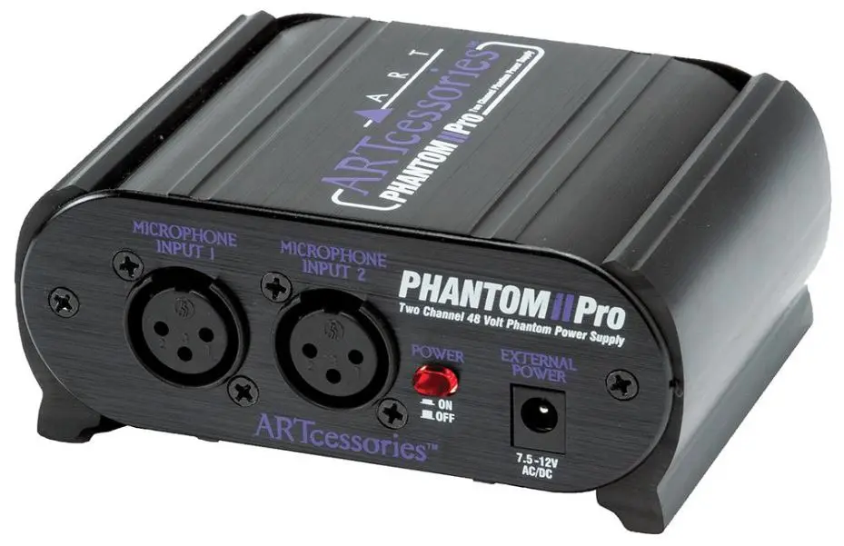 ART Phantom II Pro 2-Channel 48V Phantom Power Supply