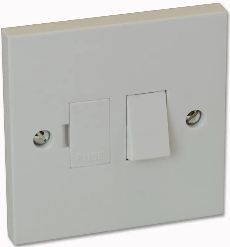 Schneider Electric 13A DP Switched Fused Spur Unit, White
