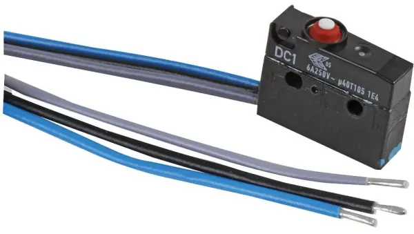Cherry DC Series Subminiature Sealed Microswitch, 5A, SPDT, Plunger