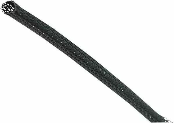 PRO POWER Expandable Braided Sleeving, Black, 10-20mm, 100m Reel