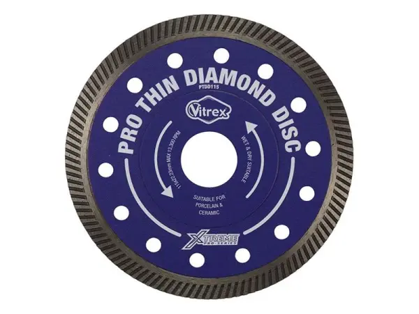 Disco de diamante fino Vitrex Xtreme Pro 115mm
