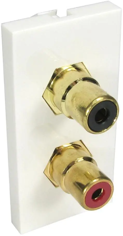 PRO SIGNAL 2x RCA Γυναικεία σε Γυναικεία Ευρωμοντέλο Σύνδεσης 50 x 25mm