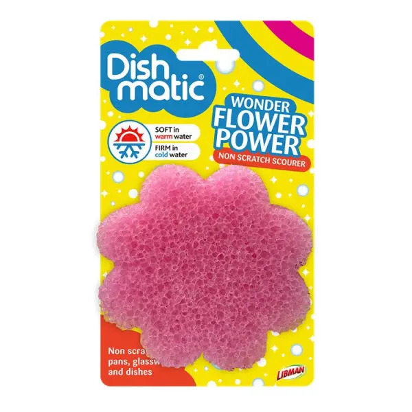 Dishmatic Wonder Flower Power Scourer, 16g