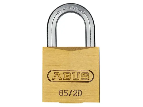 ABUS Cadenas en laiton 65/20, clé identique 6204, 20mm