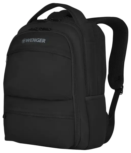 Wenger Fuse 15.6 Inch Laptop Backpack, Black