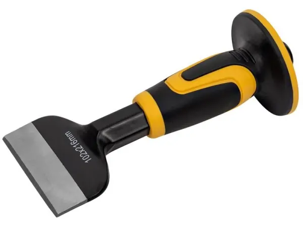 Roughneck Scalpello per Mattoni con Impugnatura, 216 x 102mm, Codolo 22mm