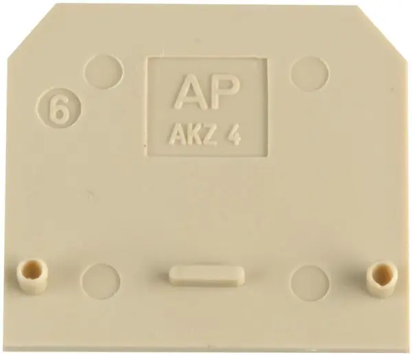 WEIDMÜLLER Micro Terminal End Section, Beige