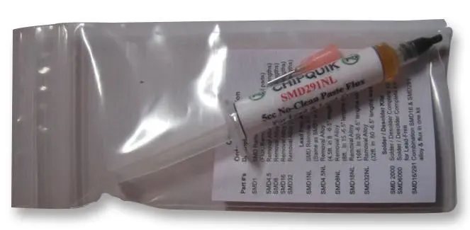CHIP QUIK Flux à Souder Sans Nettoyage en Seringue pour Soudage Sans Plomb