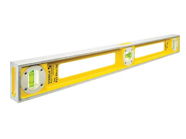 Stabila 83S Double Plumb Level, 3 Vial, 60cm