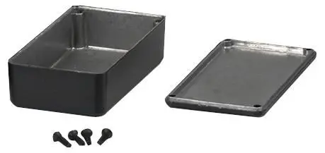 Hammonds Furniture Ltd Aluminium Enclosure 50x31x50 Black IP65