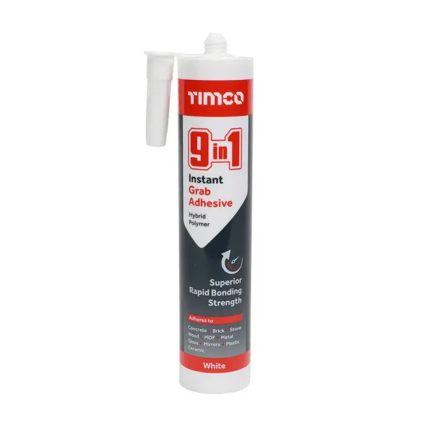 Timco 9 in 1 Sofortkleber - Weiß (290ml)