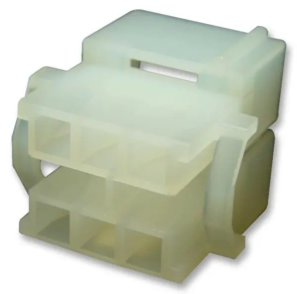 TE Connectivity 6-Way Pin Housing, 5 Pack