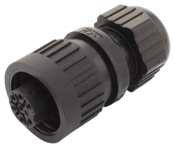 HIRSCHMANN CA6LD 케이블 소켓, 6+PE 접점, 250V AC/DC, IP67