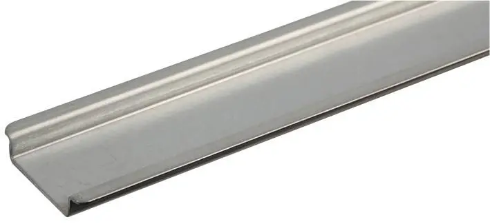 Rail DIN Top Hat lisse EUROPA 35x7,5mm, longueur 2m