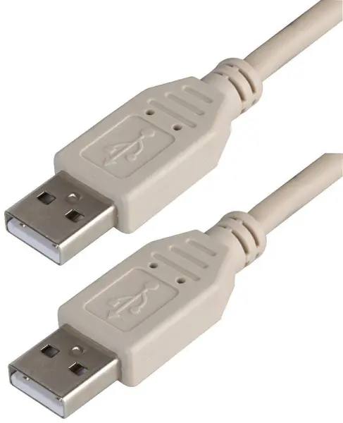 PRO SIGNAL כבל USB 2.0 זכר-זכר, 3 מטר, אפור