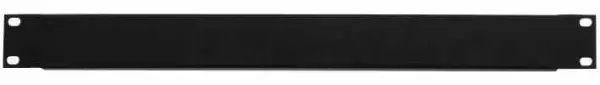 Pulse Pannello di Copertura per Rack 19 Pollici, 1U, Acciaio, Nero, 44.5x482mm