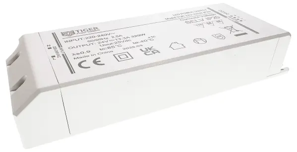 Tiger Power Supplies LED Driver, Long Life, Constant Voltage - 24V 13.3A 320W