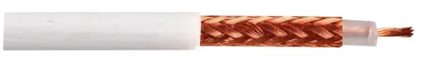 WEBRO URM70 Koaxiální kabel 75 Ohm, bílý PVC, cívka 100m