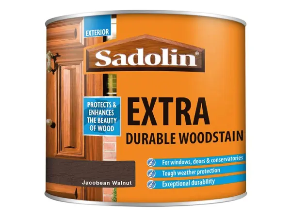 Sadolin - Extra Durable Woodstain Jacobean Walnut 500ml