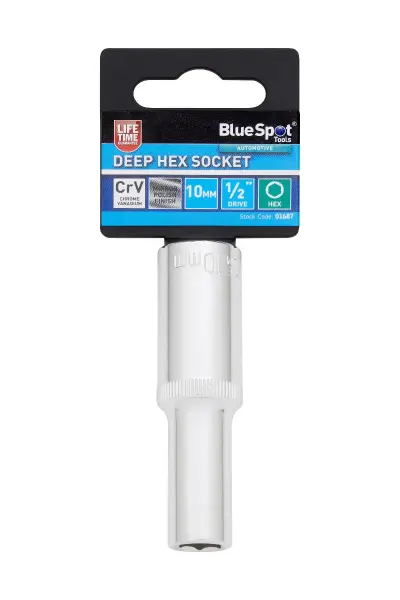 Blue Spot Tools Soket Heks Dalam 10mm, Pemacu 1/2''