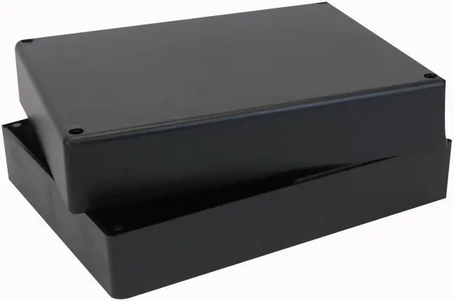 Multicomp Černá ABS krabička s víkem, 240x190x90mm