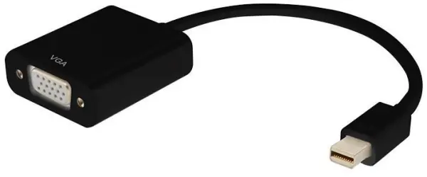 PRO SIGNAL - Mini-DisplayPort-1.2-zu-VGA-Adapter - Schwarz