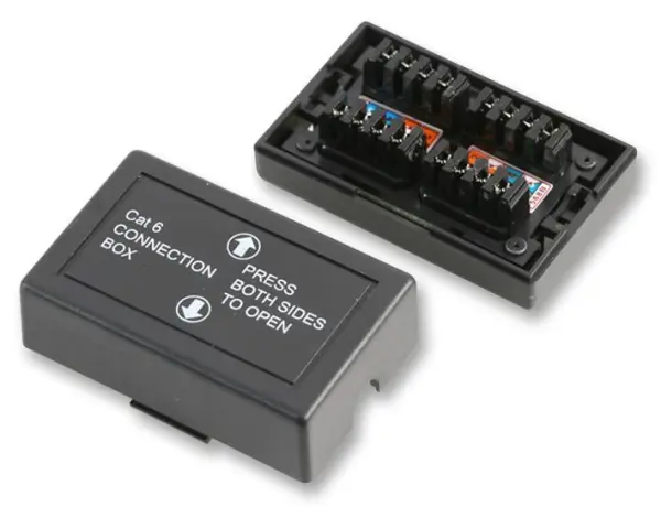 RARAION - Cat6 接線盒, 黑色