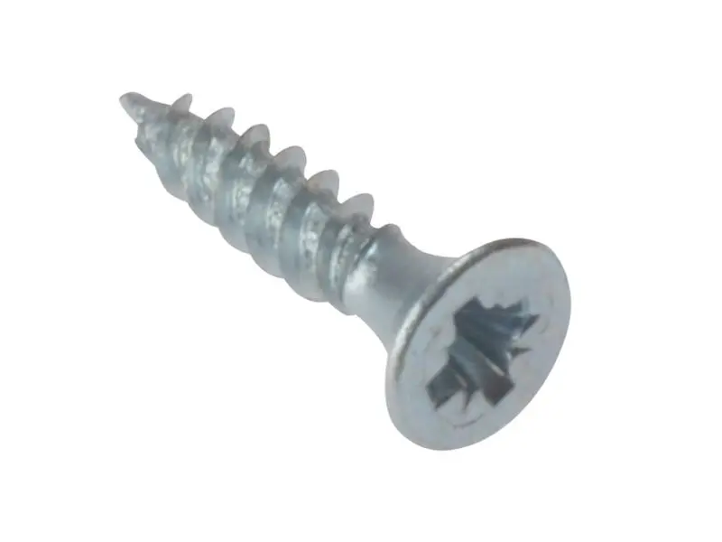 ForgeFix General Purpose Pozi CSK Screws, 3.5in x 10mm, Zinc Plated, Box of 100