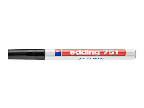 EDDING 751 Fine Paint Marker, Black