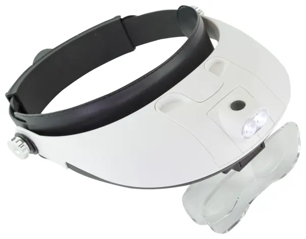 Lightcraft Pro LED Headband Magnifier Kit with Interchangeable Lenses