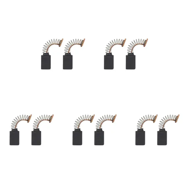 5 Juegos de Escobillas de Carbón para Taladros Hitachi, Medidas 6.5 x 7.5 x 13.